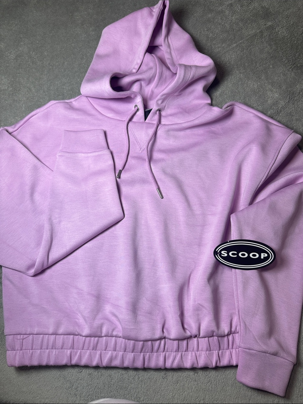 Scoop Men’s Lavender Crewneck Hoodie